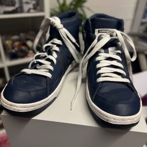 Converse Pro Blaze V2 Leather Mid 'Navy Black" Size 9.5